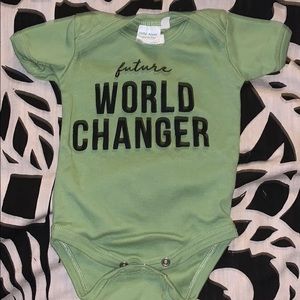 Feature wall changer onesie